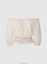 Mousse Top Sella Ruffled Front Panel Pepe Jeans L20F2F1434 Girl - Image 2