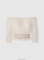 Mousse Top Sella Ruffled Front Panel Pepe Jeans L20F2F1434 Girl