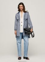 Multi All-Over Logo Light Parka Pepe Jeans L20F2F137 Women