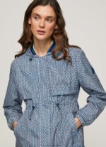 Multi All-Over Logo Light Parka Pepe Jeans L20F2F137 Women - Image 3