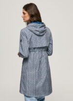 Multi All-Over Logo Light Parka Pepe Jeans L20F2F137 Women - Image 4