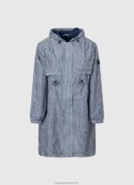 Multi All-Over Logo Light Parka Pepe Jeans L20F2F137 Women - Image 5