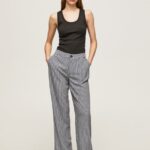 Multi All Over Logo Printed Trousers Pepe Jeans L20F2F307 Women