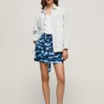 Multi Camouflage Print Mini Skirt Pepe Jeans L20F2F500 Women