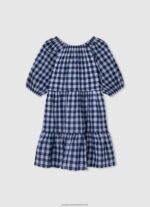 Multi Checkered Print Dress Pepe Jeans L20F2F1372 Girl - Image 2