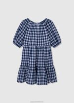 Multi Checkered Print Dress Pepe Jeans L20F2F1372 Girl