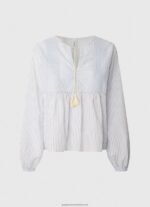Multi Cotton Voile Tunic Pepe Jeans L20F2F349 Women - Image 5