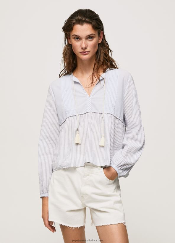 multi_cotton_voile_tunic_pepe_jeans_l20f2f349_women.jpg Multi Cotton Voile Tunic Pepe Jeans L20F2F349 Women - Image 1