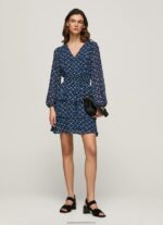 Multi Eyra Printed Mini Dress Pepe Jeans L20F2F198 Women - Image 2