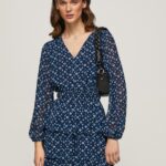 Multi Eyra Printed Mini Dress Pepe Jeans L20F2F198 Women