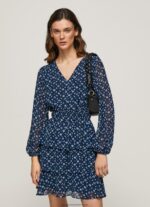 Multi Eyra Printed Mini Dress Pepe Jeans L20F2F198 Women