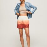 Multi Faded Effect Cotton Shorts Pepe Jeans L20F2F506 Women