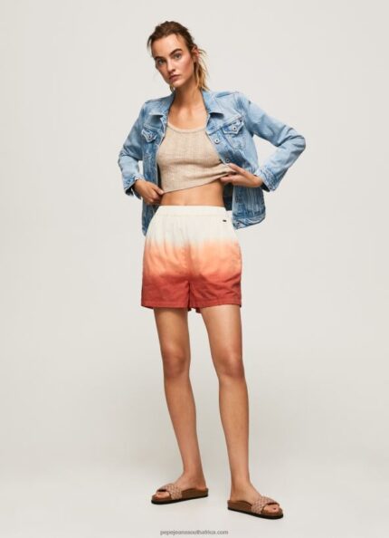 Multi Faded Effect Cotton Shorts Pepe Jeans L20F2F506 Women