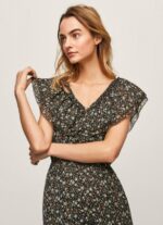 Multi Floral Chiffon Dress Pepe Jeans L20F2F214 Women - Image 3