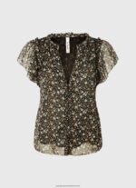 Multi Floral Print Chiffon Blouse Pepe Jeans L20F2F367 Women - Image 5