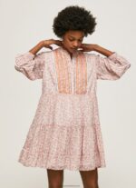 Multi Floral Print Dress Pepe Jeans L20F2F181 Women - Image 3