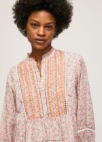 Multi Floral Print Dress Pepe Jeans L20F2F181 Women - Image 4
