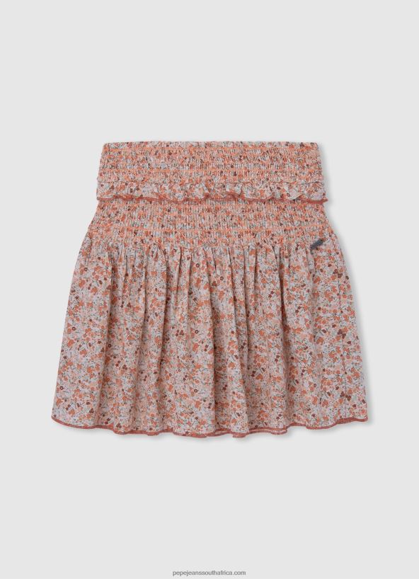 multi_floral_print_skirt_pepe_jeans_l20f2f1396_girl.jpg Multi Floral Print Skirt Pepe Jeans L20F2F1396 Girl - Image 1