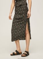 Multi Floral Print Skirt Pepe Jeans L20F2F482 Women - Image 2