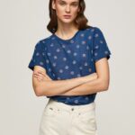 Multi Floral Print T-Shirt Pepe Jeans L20F2F444 Women