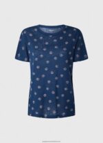 Multi Floral Print T-Shirt Pepe Jeans L20F2F444 Women - Image 5