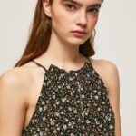 Multi Floral Print Tank Top Pepe Jeans L20F2F366 Women