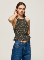 Multi Floral Print Tank Top Pepe Jeans L20F2F366 Women - Image 3
