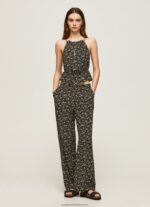 Multi Floral Print Wide Trousers Pepe Jeans L20F2F292 Women