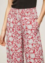 Multi Floral Print Wide Trousers Pepe Jeans L20F2F304 Women - Image 3