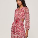 Multi Floral Printed Dress Pepe Jeans L20F2F144 Women