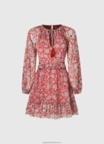 Multi Floral Printed Dress Pepe Jeans L20F2F144 Women - Image 5