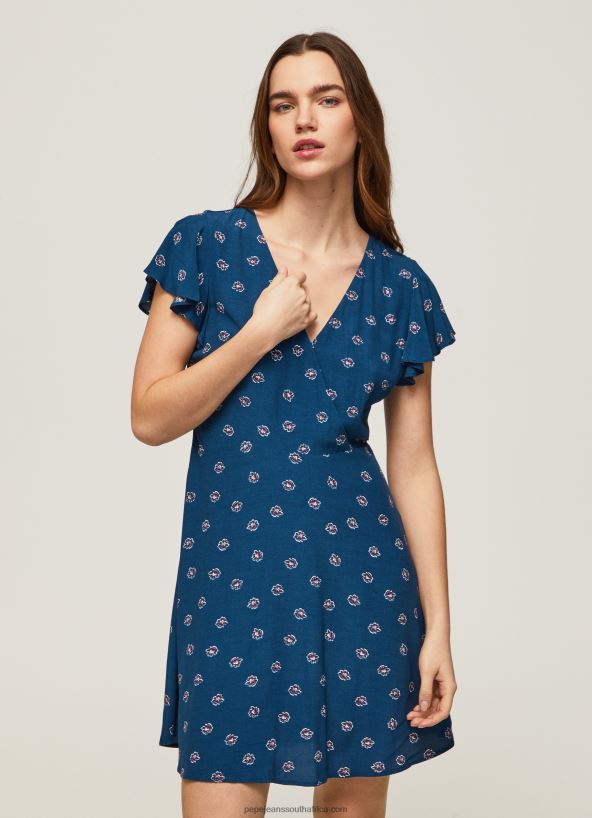 multi_floral_printed_dress_pepe_jeans_l20f2f193_women.jpg Multi Floral Printed Dress Pepe Jeans L20F2F193 Women - Image 1