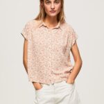 Multi Floral Short Sleeved Shirt Pepe Jeans L20F2F356 Women