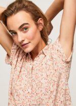 Multi Floral Short Sleeved Shirt Pepe Jeans L20F2F356 Women - Image 3