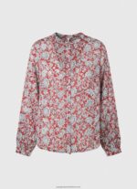 Multi Flower Print Blouse Pepe Jeans L20F2F373 Women - Image 4