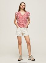 Multi Flower Printed Blouse Pepe Jeans L20F2F372 Women - Image 2