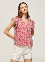 Multi Flower Printed Blouse Pepe Jeans L20F2F372 Women