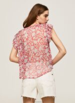 Multi Flower Printed Blouse Pepe Jeans L20F2F372 Women - Image 4