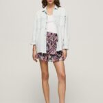 Multi Flowing Skirt With Frills Pepe Jeans L20F2F494 Women