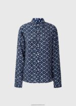 Multi Geometric Print Blouse Pepe Jeans L20F2F357 Women - Image 5