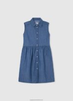 Multi Geometric Print Short Dress Pepe Jeans L20F2F1387 Girl - Image 5