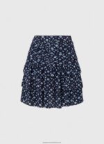 Multi Geometric Print Short Skirt Pepe Jeans L20F2F497 Women - Image 5