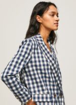 Multi Ginghy Check Printed Blazer Pepe Jeans L20F2F136 Women - Image 3