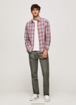 Multi Loick Checkered Poplin Shirt Pepe Jeans L20F2F1067 Men - Image 2