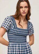 Multi Long Checkered Print Jumpsuit Pepe Jeans L20F2F185 Women - Image 3