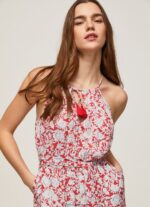 Multi Long Floral Print Jumpsuit Pepe Jeans L20F2F169 Women - Image 3