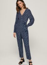Multi Long Jumpsuit With Geometric Print Pepe Jeans L20F2F199 Women - Image 2