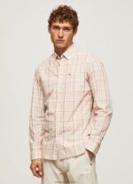 Multi Lory Checkered Poplin Shirt Pepe Jeans L20F2F1068 Men - Image 2