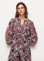 Multi Midi Dress With Paisley Details Pepe Jeans L20F2F180 Women - Image 3