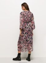 Multi Midi Dress With Paisley Details Pepe Jeans L20F2F180 Women - Image 4